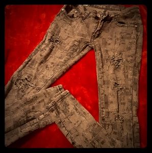 Brand new grey skinny grey size :7